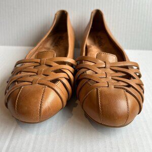 Softwalk Women's St Lucia Leather Ballet Flat Size 9